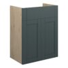 Verity 500mm Standard Basin Unit - Matt Green Camo (Oak Cab)