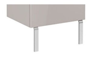 VitrA Root Flat Leg Set for 2/4 Drawer Units - Chrome