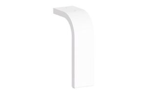 VitrA Root Flat Leg Set for 2/4 Drawer Units - Matt White