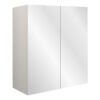 Verity 600mm Mirrored Wall Unit - Matt Graphite Grey (Grey Cab)