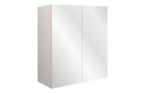 Verity 600mm Mirrored Wall Unit - Matt Arley Blue (Grey Cab)