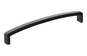 170mm Chunky D-Shape Handle - Matt Black
