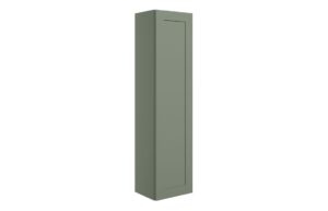 Benington 300mm Wall Hung 1 Door Tall Unit - Matt Reed Green