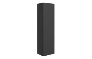 Meredith 350mm Wall Hung 1 Door Tall Unit - Matt Black