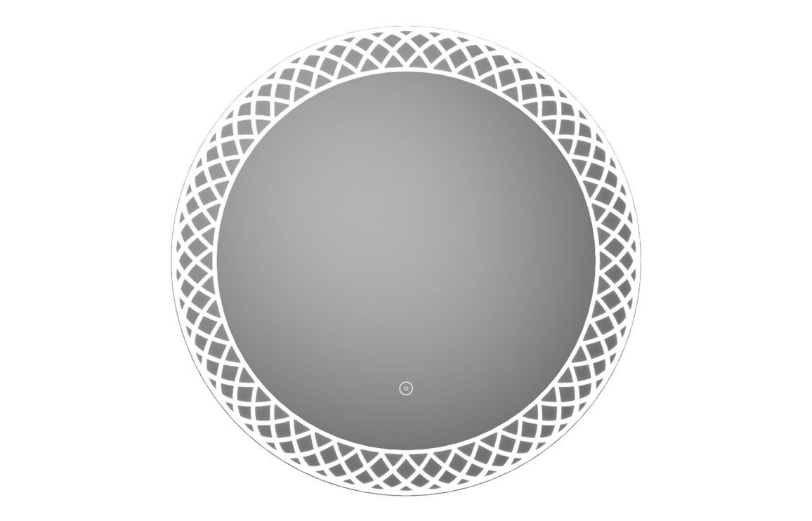 Turpins 600x600mm Round LED Mirror
