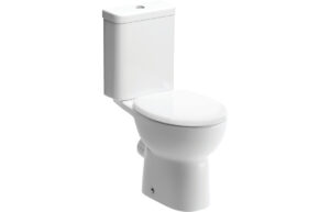 Thirlmere Close Coupled Open Back WC & Soft Close Seat