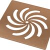 Ultra-Slim Tray Waste Cover - Brushed Bronze