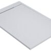 30mm Slate 1600x800mm Rectangular Tray & Waste - White