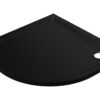 40mm Low Profile 800mm Quadrant Tray & Waste - Matt Black
