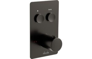 Abode Uno Concealed Push Button Shower (2 Exit) - Gunmetal