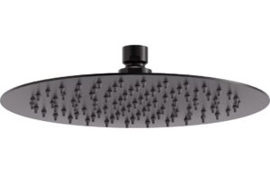 Abode Uno 250x250mm Round Shower Head - Gunmetal