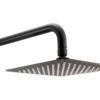 Abode Uno 200x200mm Square Shower Head - Matt Black