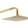 Abode Uno 200x200mm Square Shower Head - Brushed Brass