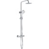 Grove Round Thermostatic Bar Mixer w/Riser Kit - Chrome