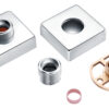 Exposed Shower Valve Fast Fitting Kit Square (Pair)