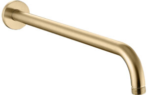 Grove 320mm Round Shower Arm - Brushed Brass