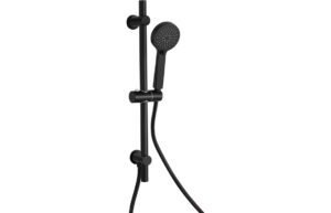 Grove Round Riser Rail Kit w/Elbow & 3 Mode Handset - Matt Black