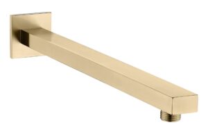 Ashby 350mm Square Shower Arm - Brushed Brass
