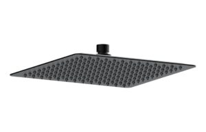 Ashby 250mm Square Ultraslim Showerhead - Matt Black