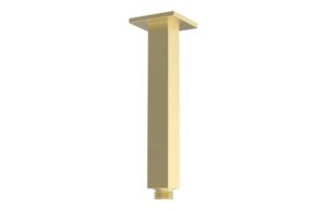 Ashby 180mm Square Ceiling Arm - Brushed Brass