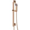 Ashby Square Riser Rail Kit w/Elbow & Handset - Brushed Bronze