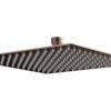 Ashby 250mm Square Ultraslim Showerhead - Brushed Bronze