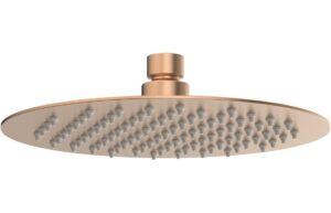 Grove 200mm Round Ultraslim Showerhead - Brushed Bronze