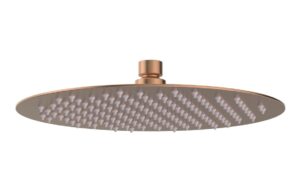 Grove 250mm Round Ultraslim Showerhead - Brushed Bronze
