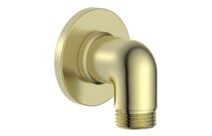 Beverley Traditional Wall Outlet Elbow - Brushed Brass