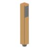 Ashby Square Handset - Brushed Bronze