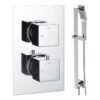 Ashby Square Shower Valve & Kit Pack 2 - Chrome