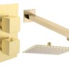 Ashby Square Shower Valve & Kit Pack 1 - Brushed Brass