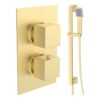 Ashby Square Shower Valve & Kit Pack 2 - Brushed Brass
