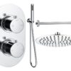 Grove Round Shower Valve & Kit Pack 4 - Chrome