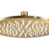 Abode Euphoria 225x225x8mm Circular Showerhead - Antique Brass