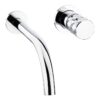 Abode Kite Wall Mounted Basin Mixer - Chrome