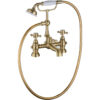 Tates Bath/Shower Mixer & Shower Kit - Brushed Brass