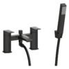 Grenville Bath/Shower Mixer & Bracket - Matt Black