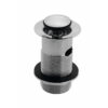 Slotted Round Basin Waste - Chrome