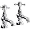 Abode Sentiment Bath Pillar Taps - Chrome