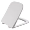 Trent Square Soft Close Toilet Seat (Slim Depth) - White