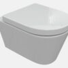 Chells Rimless Wall Hung WC & Soft Close Seat