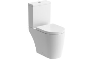 Chells Rimless Close Coupled Open Back WC & Soft Close Seat