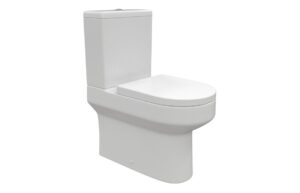 Letchmore Rimless Close Coupled Fully Shrouded WC & Soft Close Seat