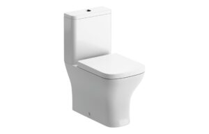Canterbury Short Projection Close Coupled Fully Shrouded WC & Wrapover Soft Close Seat