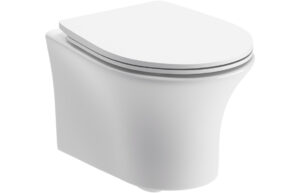 Sandown Rimless Wall Hung WC & Soft Close Seat