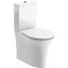 Sandown Rimless Close Coupled Fully Shrouded WC & Soft Close Seat