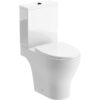 Lonsdale Rimless Short Projection Close Coupled Open Back WC & Soft Close Seat