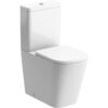 Trent Rimless Close Coupled Fully Shrouded Short Projection WC & Soft Close Seat