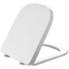 Trent Square Soft Close Toilet Seat - White